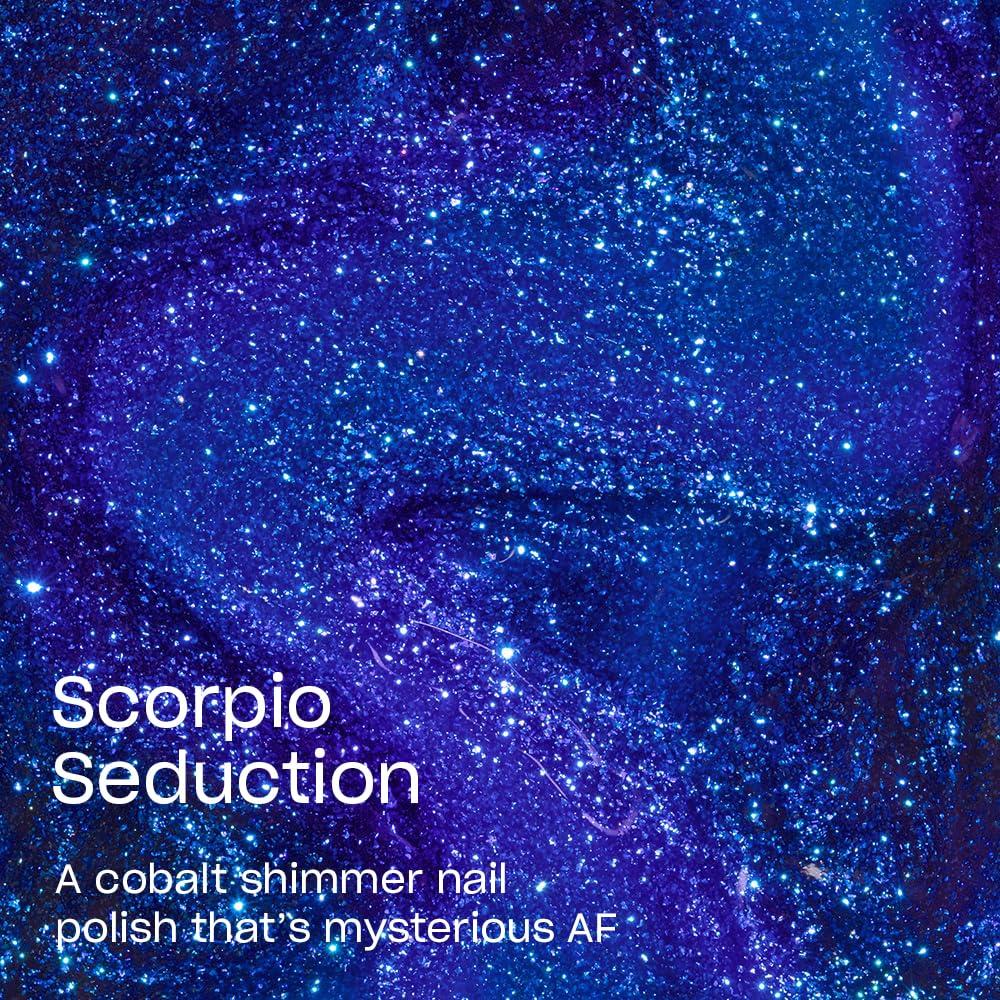 imageOPI Nail Lacquer Nail Polish  Opaque Dark Blue Purple Shimmer Chip Resistant Nail Polish  Vegan Fast Drying Streak FreeScorpio Seduction