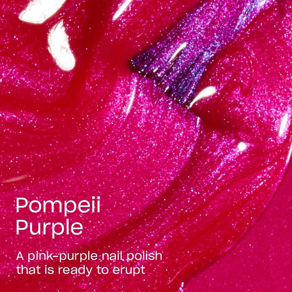 imageOPI Nail Lacquer Nail Polish  Opaque Dark Pink Shimmer Chip Resistant Nail Polish  Vegan Fast Drying Streak FreePompeii Purple