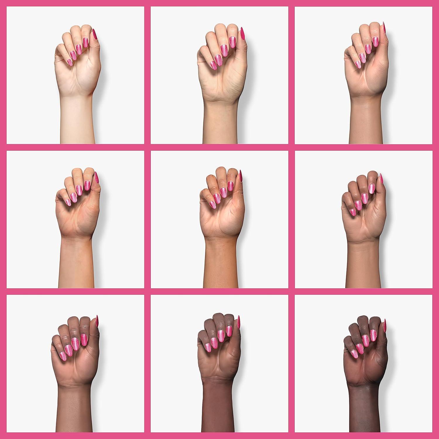 imageOPI Nail Lacquer Nail Polish  Opaque Dark Pink Shimmer Chip Resistant Nail Polish  Vegan Fast Drying Streak FreeSpring Break the Internet