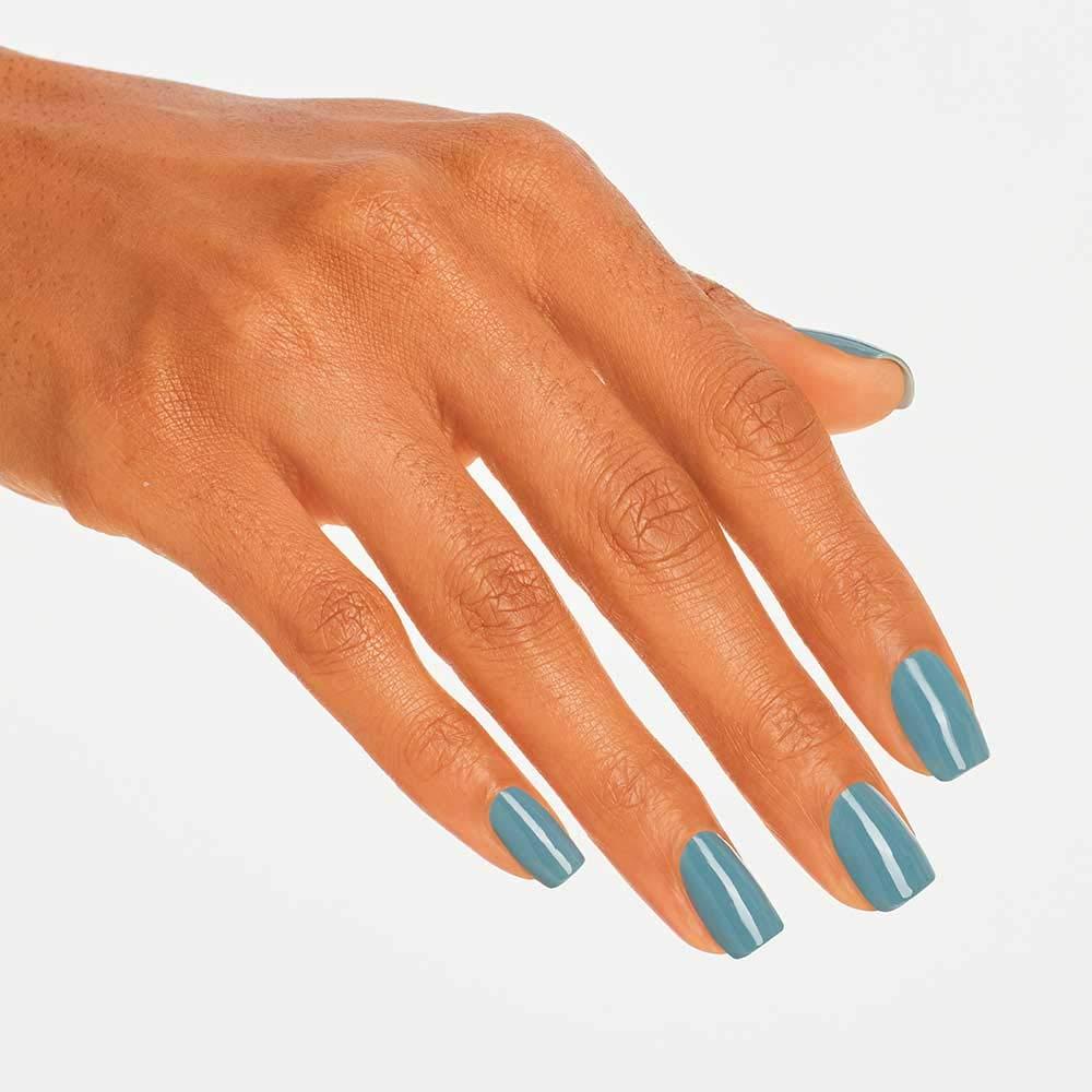 imageOPI Nail Lacquer Nail Polish  Opaque Light Blue Crme Chip Resistant Nail Polish  Vegan Fast Drying Streak FreeAlpaca My Bags