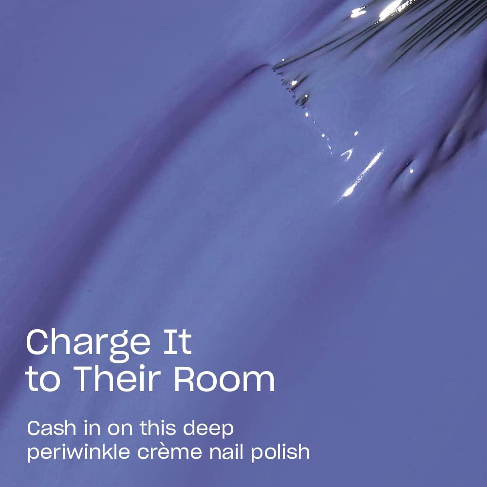 imageOPI Nail Lacquer Nail Polish  Opaque Light Blue Crme Chip Resistant Nail Polish  Vegan Fast Drying Streak FreeCharge It to Their Room