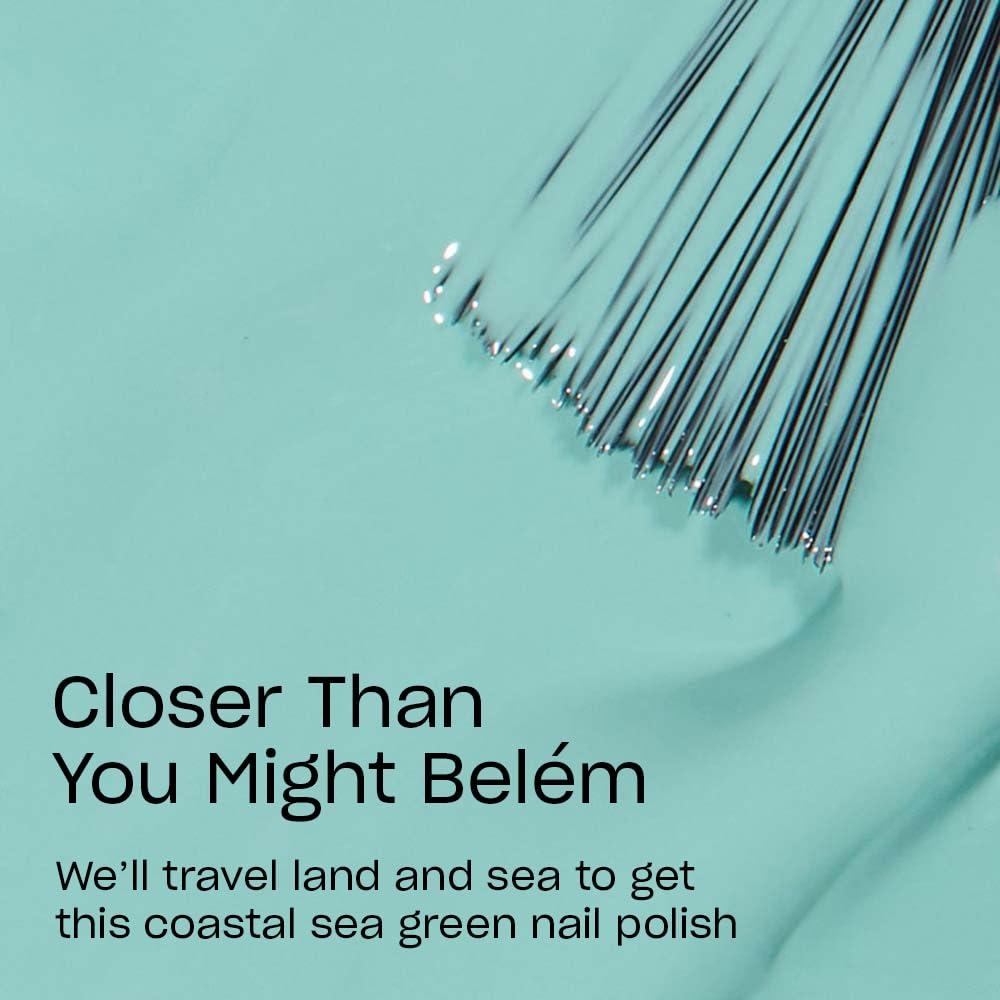 imageOPI Nail Lacquer Nail Polish  Opaque Light Blue Crme Chip Resistant Nail Polish  Vegan Fast Drying Streak FreeCloser Than You Might Belm