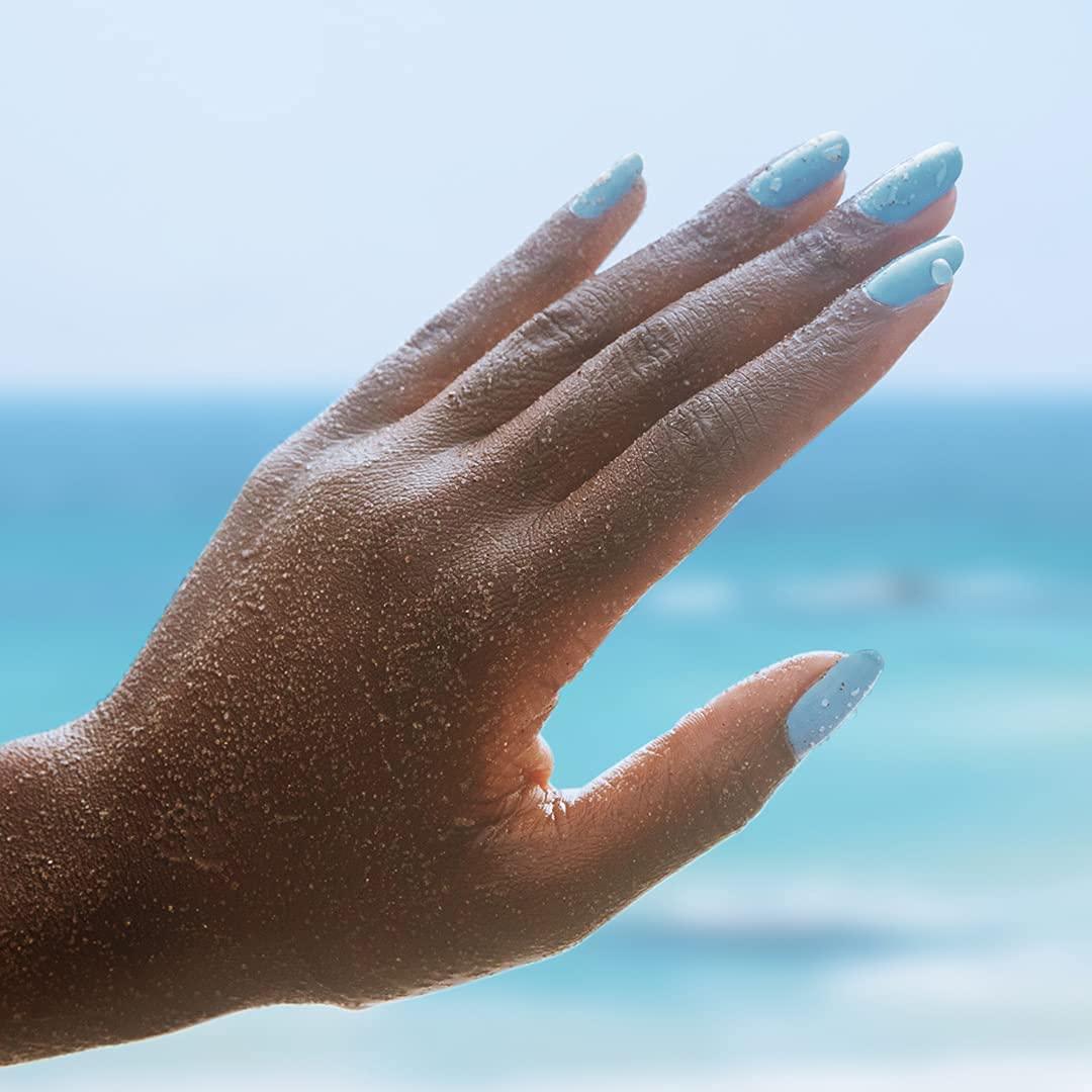 imageOPI Nail Lacquer Nail Polish  Opaque Light Blue Crme Chip Resistant Nail Polish  Vegan Fast Drying Streak FreeMaliblue Shore