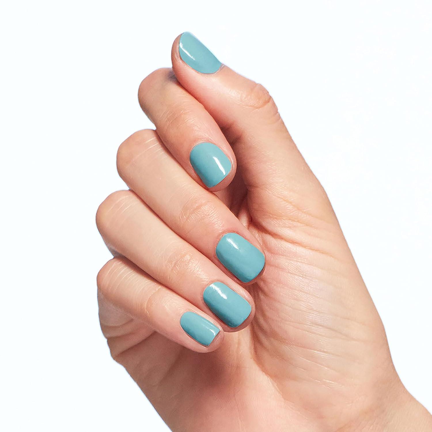 imageOPI Nail Lacquer Nail Polish  Opaque Light Blue Crme Chip Resistant Nail Polish  Vegan Fast Drying Streak FreeNFTease me