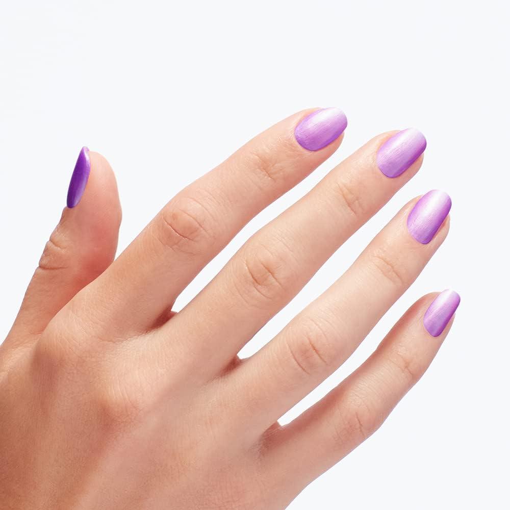 imageOPI Nail Lacquer Nail Polish  Opaque Light Blue Purple Shimmer Chip Resistant Nail Polish  Vegan Fast Drying Streak FreeBikini Boardroom
