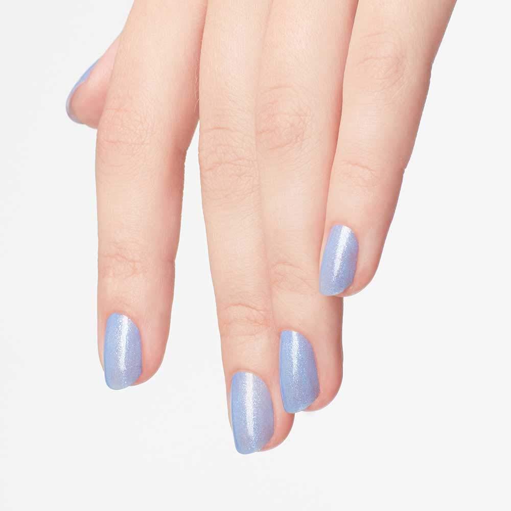 imageOPI Nail Lacquer Nail Polish  Opaque Light Blue Purple Shimmer Chip Resistant Nail Polish  Vegan Fast Drying Streak FreeShow Us Your Tips