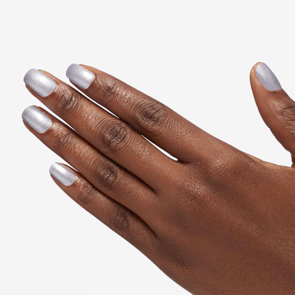 imageOPI Nail Lacquer Nail Polish  Opaque Light Blue Purple Shimmer Chip Resistant Nail Polish  Vegan Fast Drying Streak FreeSuga Cookie