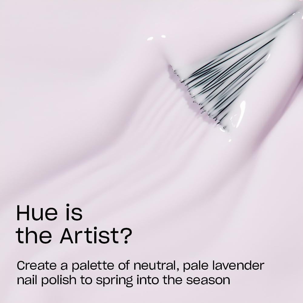 imageOPI Nail Lacquer Nail Polish  Opaque Light Purple Crme Chip Resistant Nail Polish  Vegan Fast Drying Streak FreeHue is the Artist