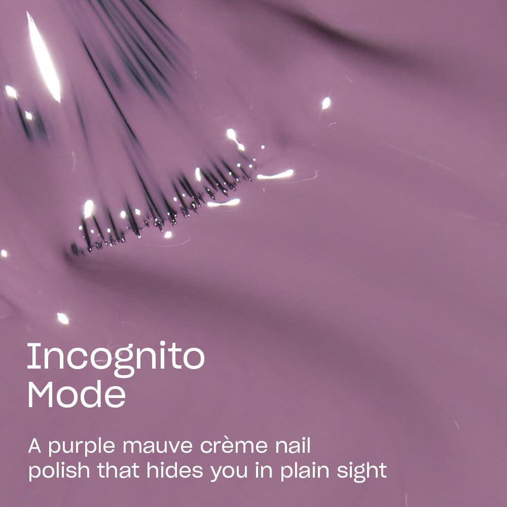imageOPI Nail Lacquer Nail Polish  Opaque Light Purple Crme Chip Resistant Nail Polish  Vegan Fast Drying Streak FreeIncognito Mode