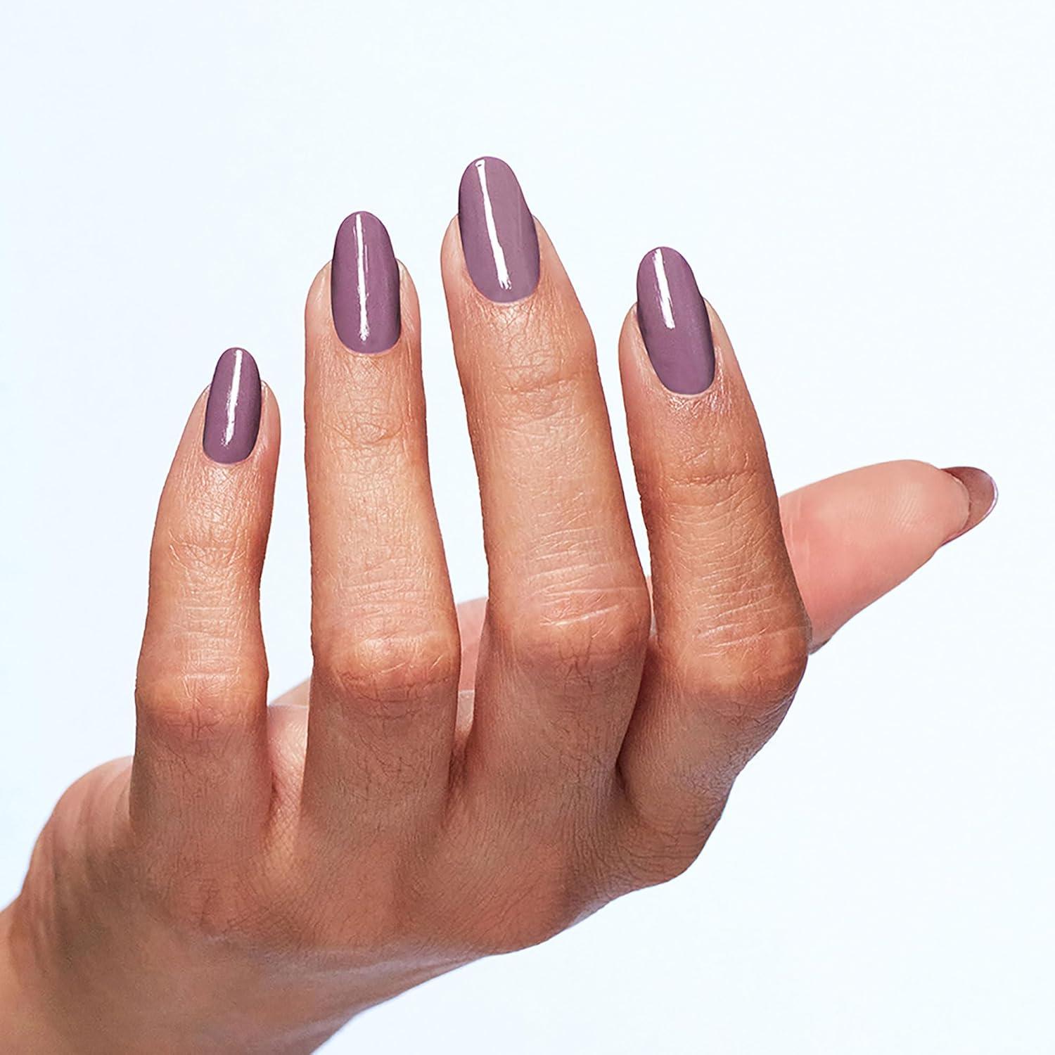 imageOPI Nail Lacquer Nail Polish  Opaque Light Purple Crme Chip Resistant Nail Polish  Vegan Fast Drying Streak FreeIncognito Mode