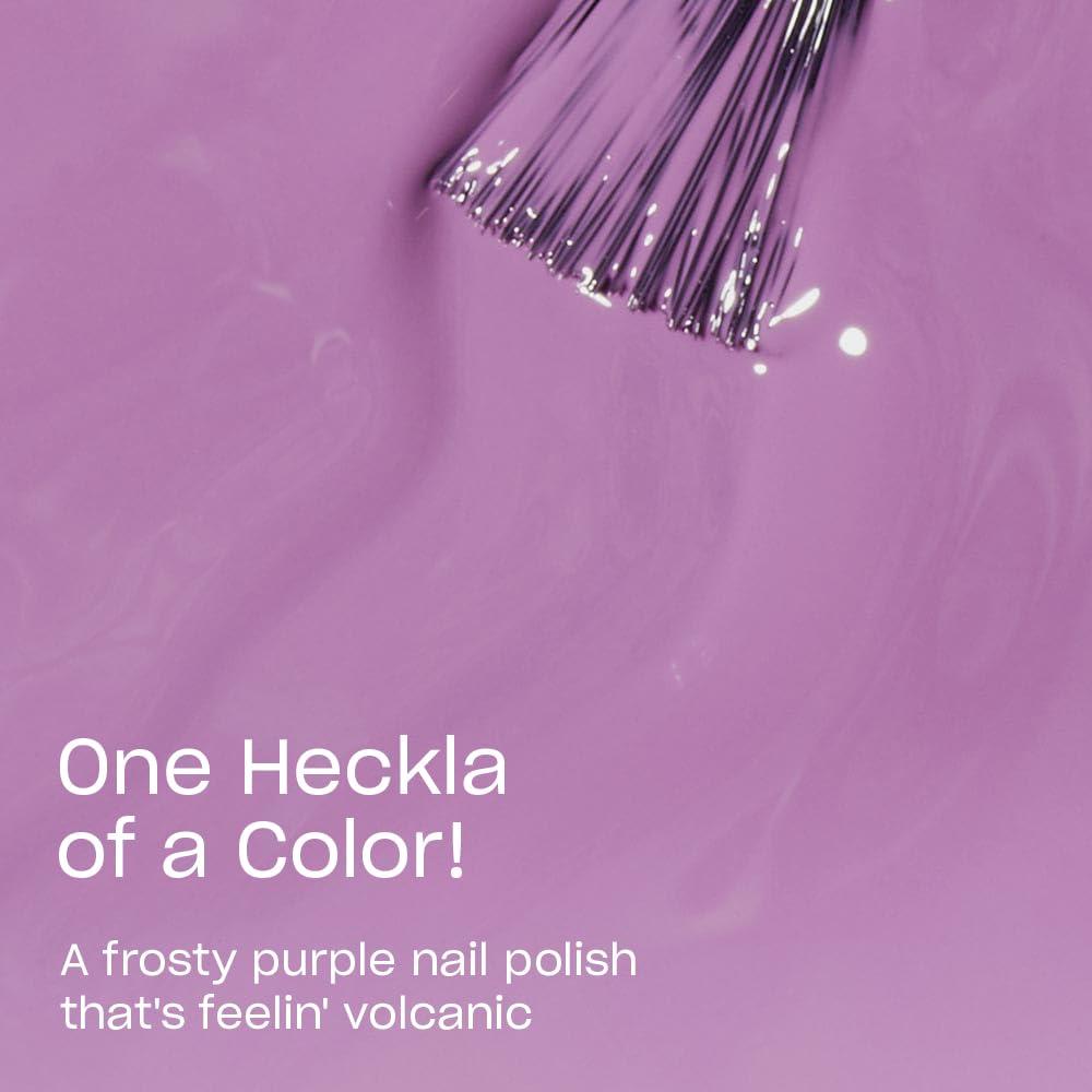 imageOPI Nail Lacquer Nail Polish  Opaque Light Purple Crme Chip Resistant Nail Polish  Vegan Fast Drying Streak FreeOne Heckla of a Color