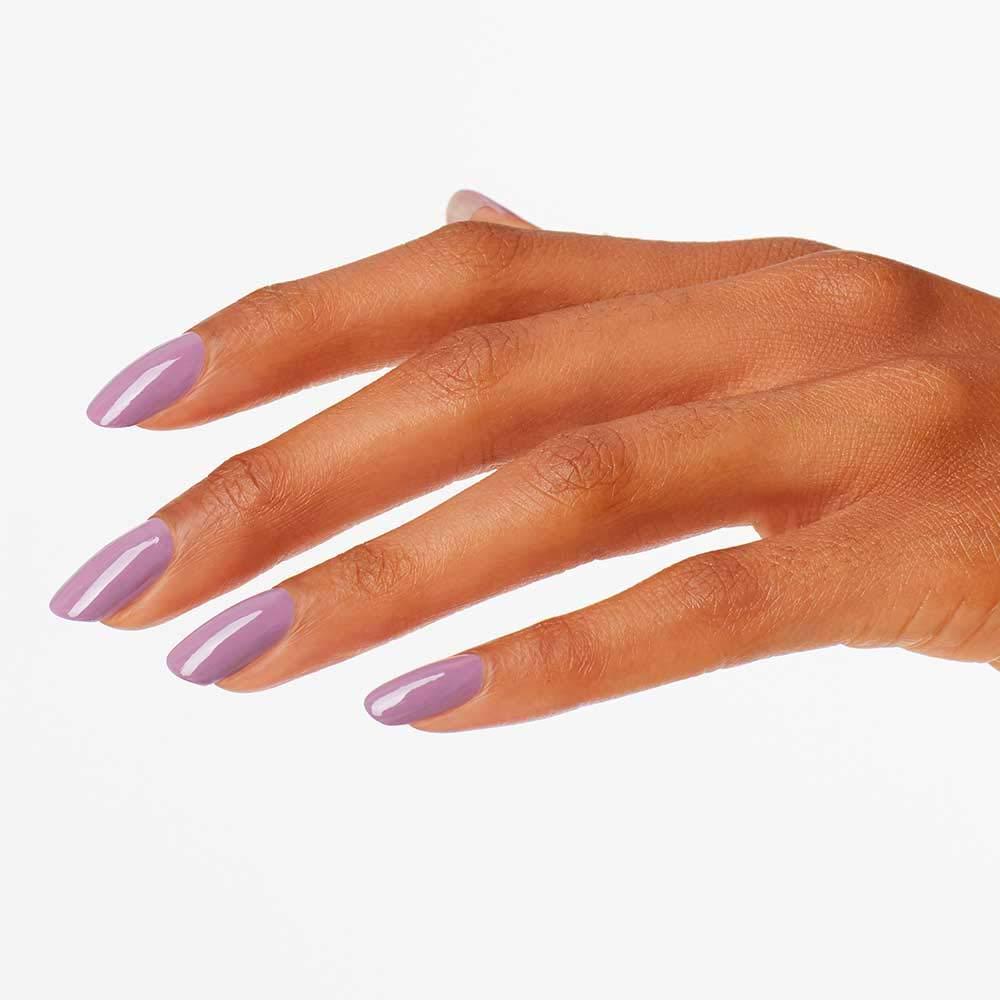 imageOPI Nail Lacquer Nail Polish  Opaque Light Purple Crme Chip Resistant Nail Polish  Vegan Fast Drying Streak FreeOne Heckla of a Color