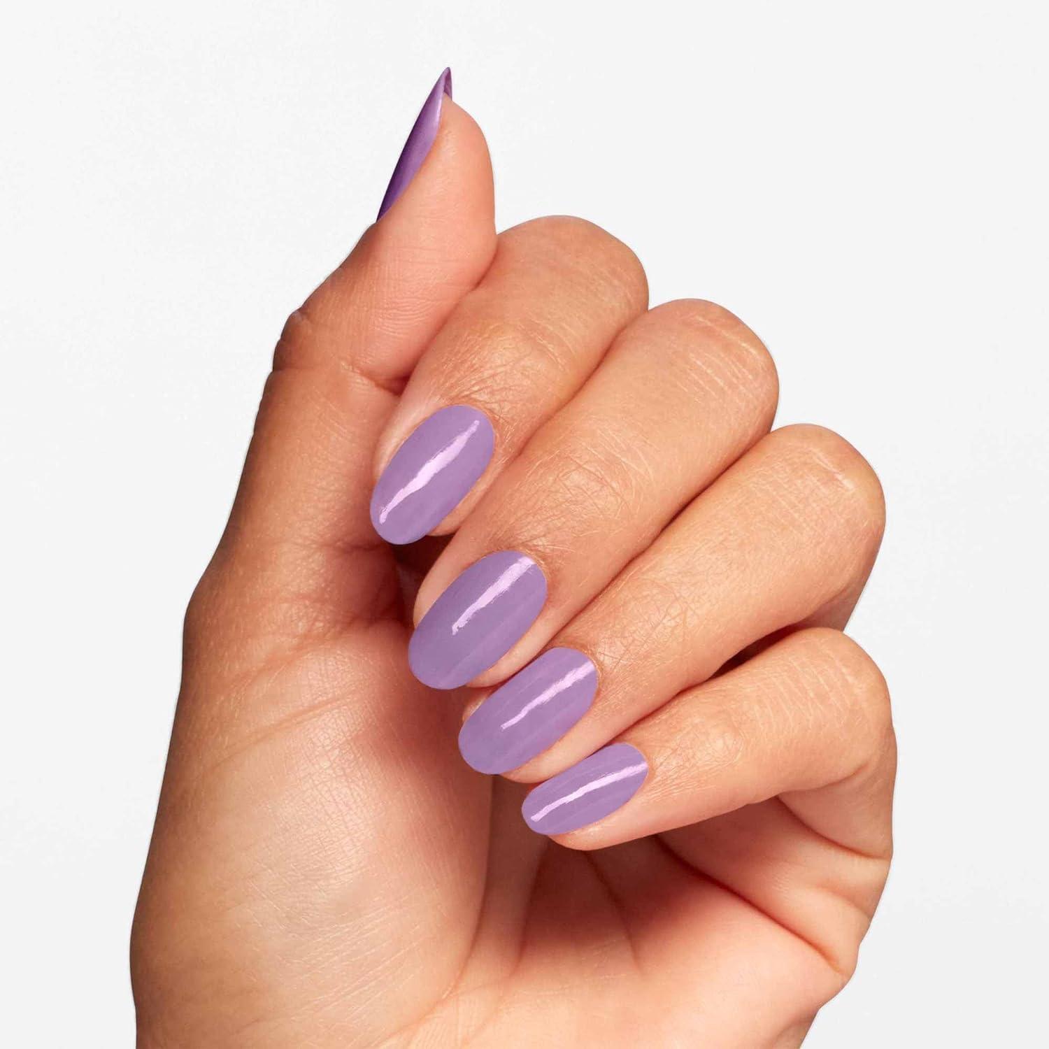 imageOPI Nail Lacquer Nail Polish  Opaque Light Purple Crme Chip Resistant Nail Polish  Vegan Fast Drying Streak FreeSickeningly Sweet