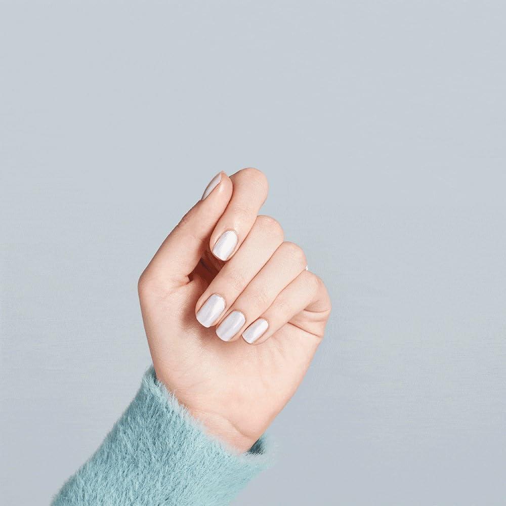 imageOPI Nail Lacquer Nail Polish  Opaque Light White ampamp Gray Shimmer Chip Resistant Nail Polish  Vegan Fast Drying Streak FreeKyoto Pearl