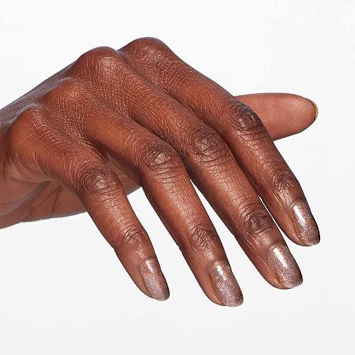imageOPI Nail Lacquer Nail Polish  Opaque Light White ampamp Gray Shimmer Chip Resistant Nail Polish  Vegan Fast Drying Streak FreeYay or Neigh
