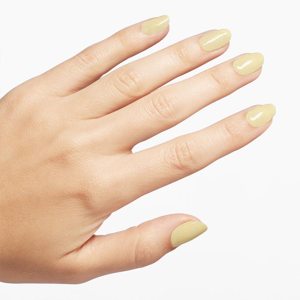 imageOPI Nail Lacquer Nail Polish  Opaque Orange ampamp Yellow Shimmer Chip Resistant Nail Polish  Vegan Fast Drying Streak FreeButtafly