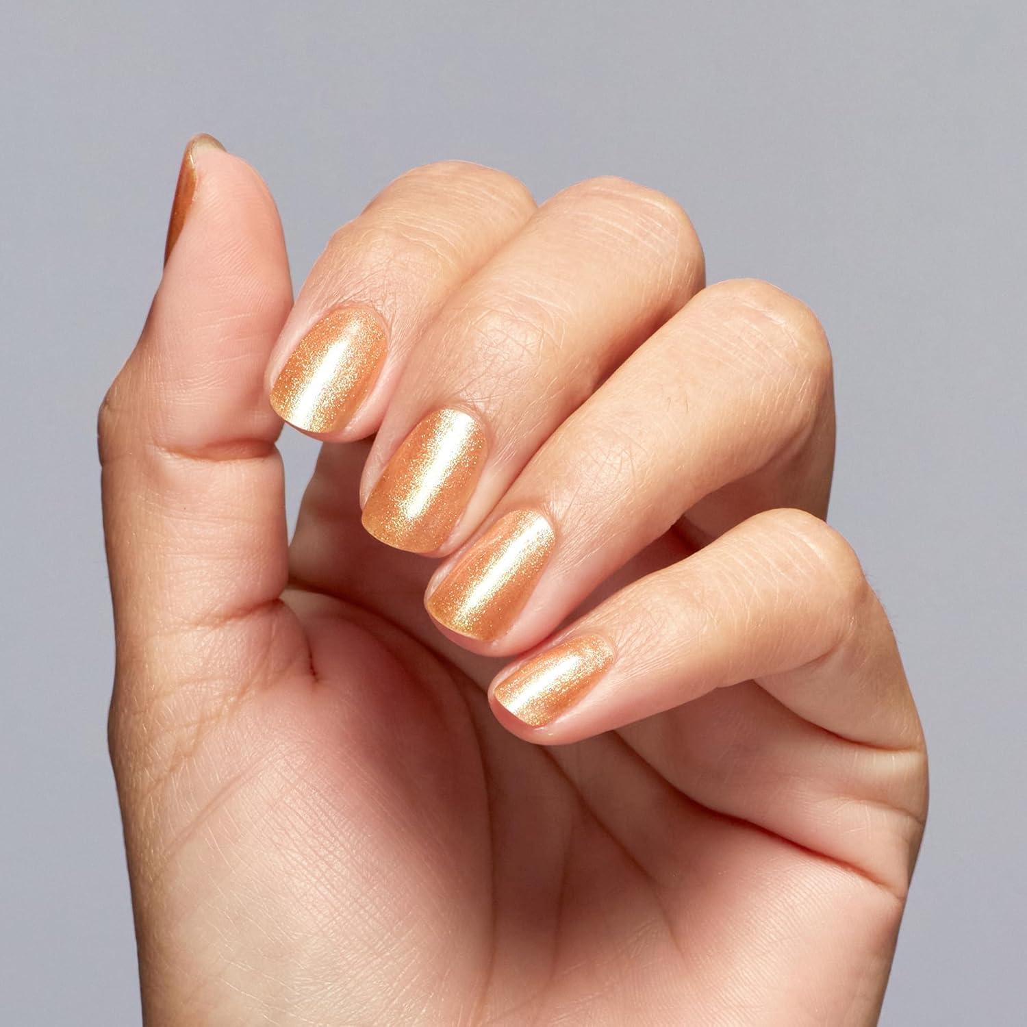 imageOPI Nail Lacquer Nail Polish  Opaque Orange ampamp Yellow Shimmer Chip Resistant Nail Polish  Vegan Fast Drying Streak FreeVirgoals