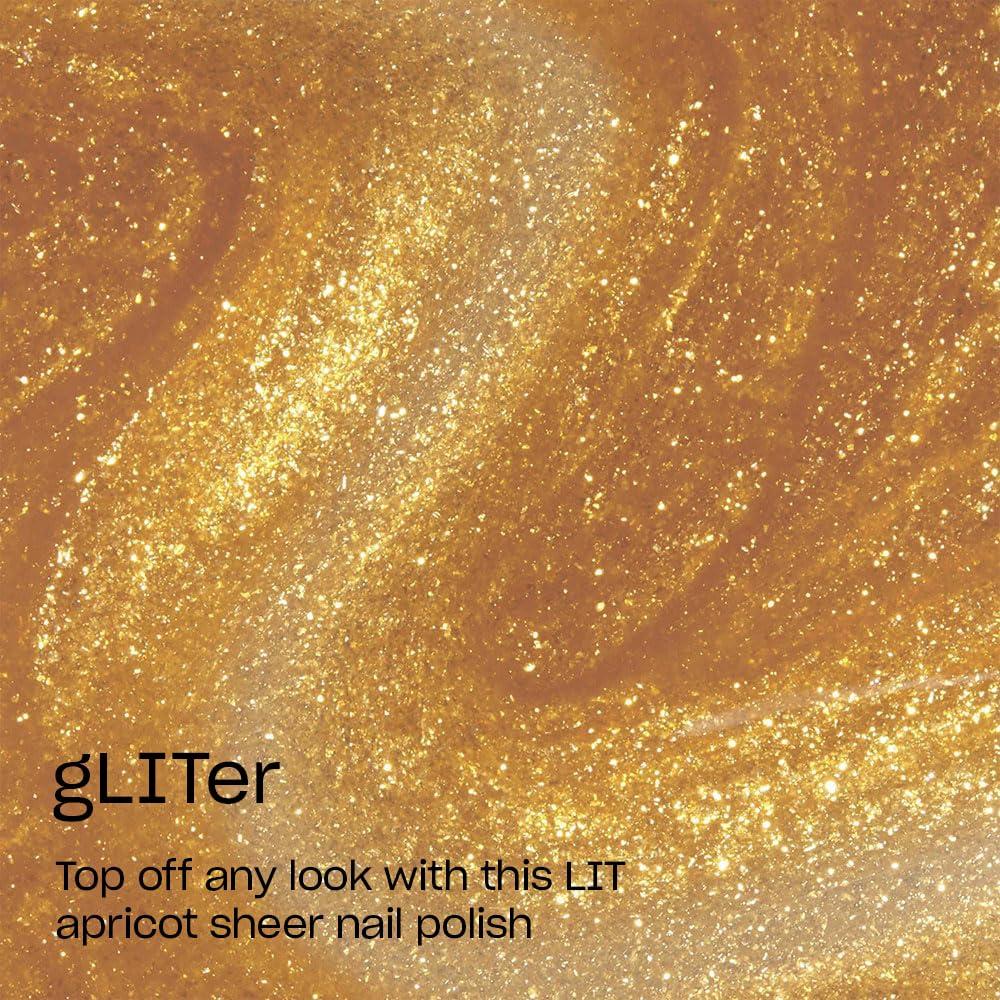 imageOPI Nail Lacquer Nail Polish  Opaque Orange ampamp Yellow Shimmer Chip Resistant Nail Polish  Vegan Fast Drying Streak FreegLITer