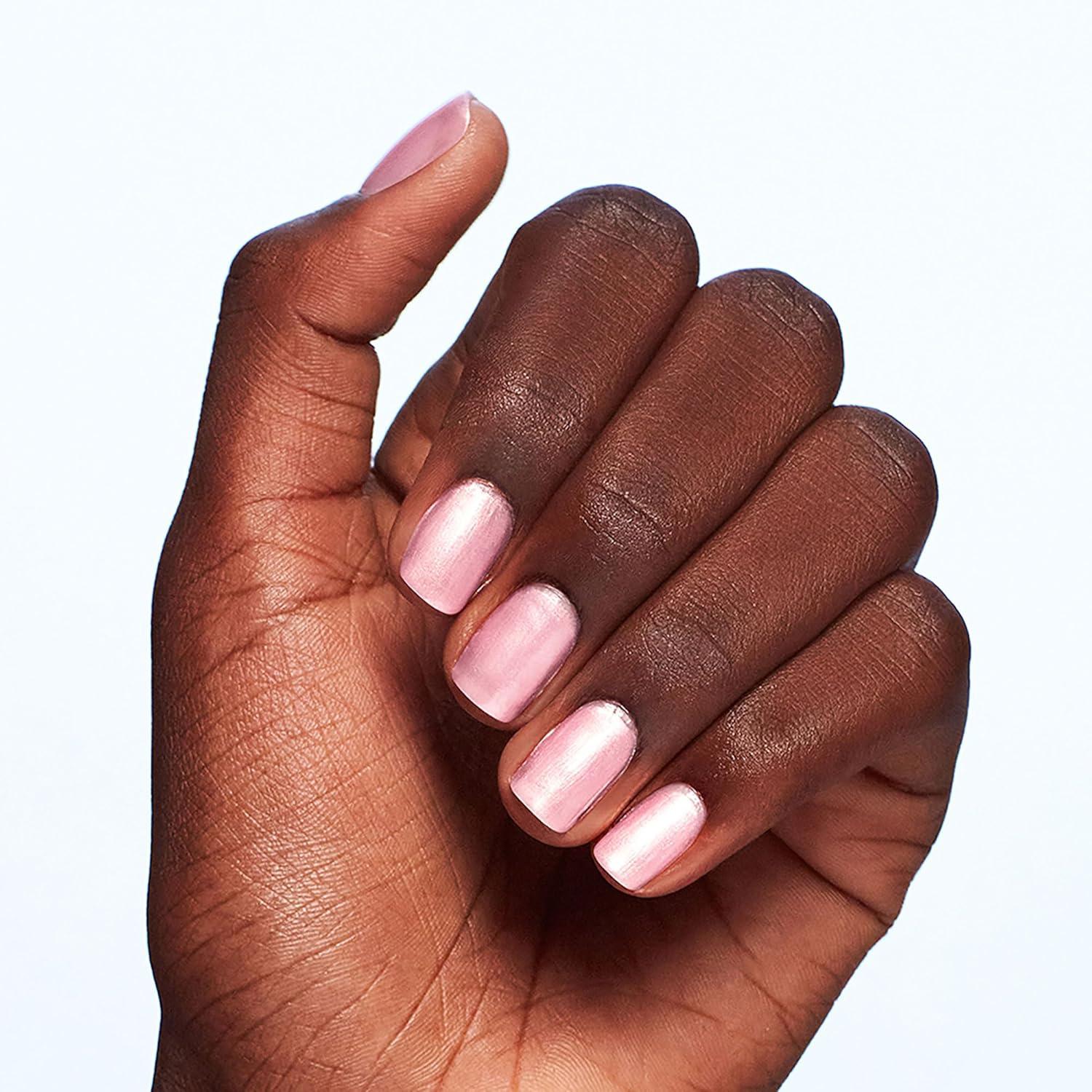 imageOPI Nail Lacquer Nail Polish  Sheer Light Nude Pink Shimmer Chip Resistant Nail Polish  Vegan Fast Drying Streak FreeI Meta My Soulmate