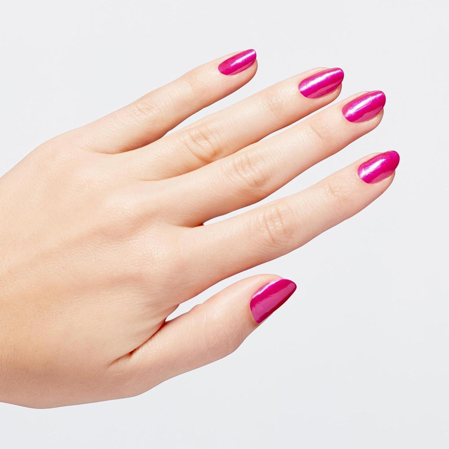 imageOPI Opaque UV Cure Gel Nail Polish Vegan ampamp HEMA Free Long Lasting High ShinePompeii Purple