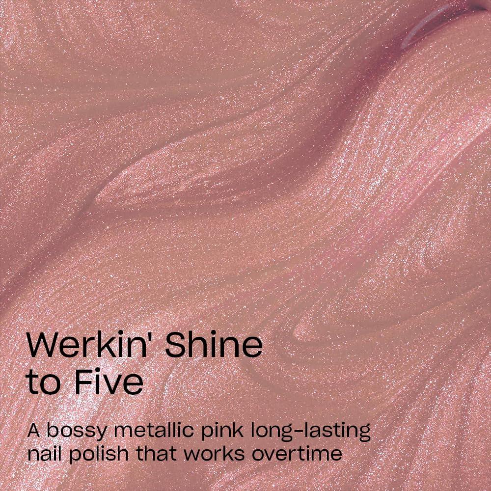 imageOPI Opaque UV Cure Gel Nail Polish Vegan ampamp HEMA Free Long Lasting High ShineWerkin Shine to Five