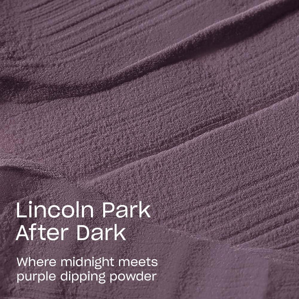 imageOPI Powder Perfection Lincoln Park After Dark  Opaque Dark Purple Crme Nail Dipping Powder  Acrylic Alternative