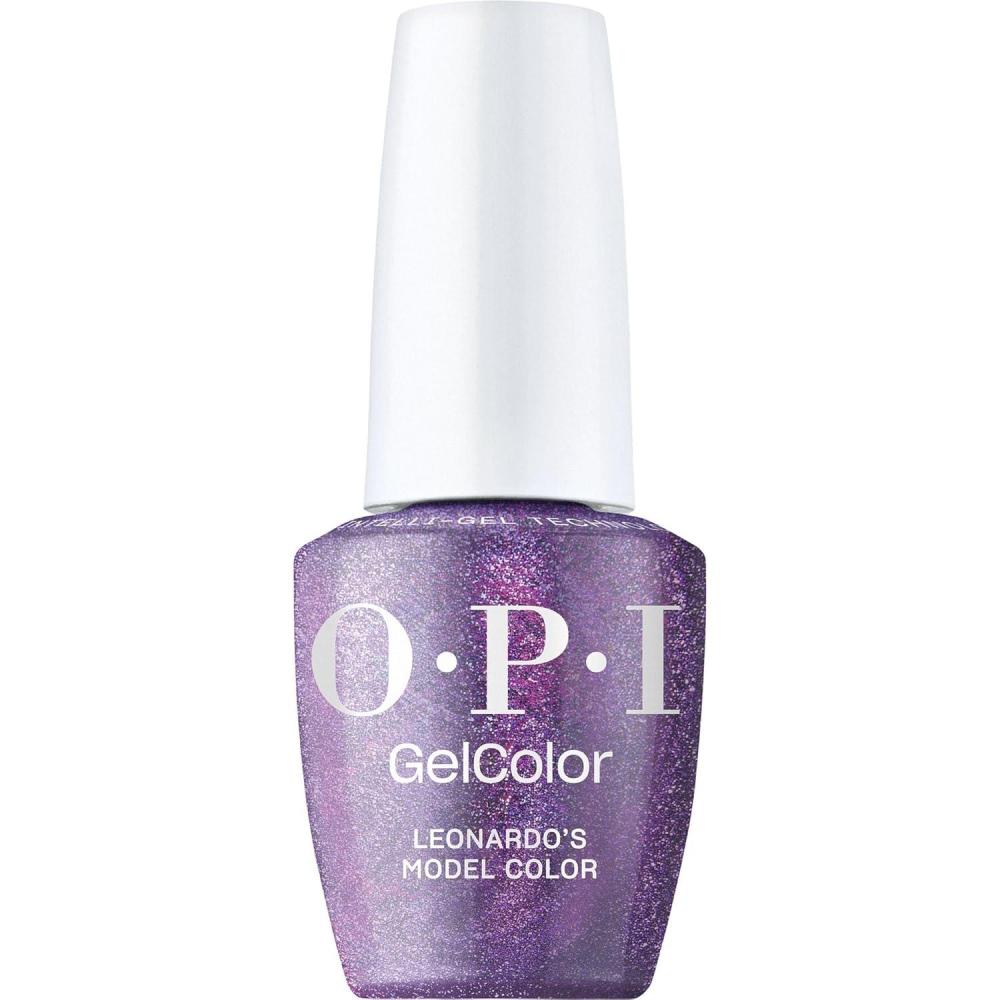 imageOPI GelColor Gel Nail Polish  Opaque Glitter ampamp Metallic UV Cure Gel Nail Polish  Vegan ampamp HEMA Free Long Lasting High ShineLeonardos Model Color
