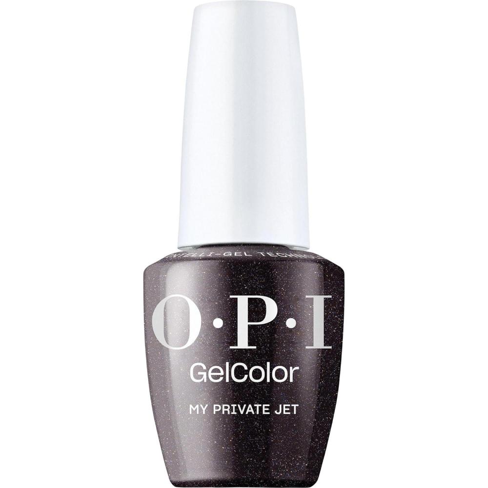 imageOPI GelColor Gel Nail Polish  Opaque Glitter ampamp Metallic UV Cure Gel Nail Polish  Vegan ampamp HEMA Free Long Lasting High ShineMy Private Jet