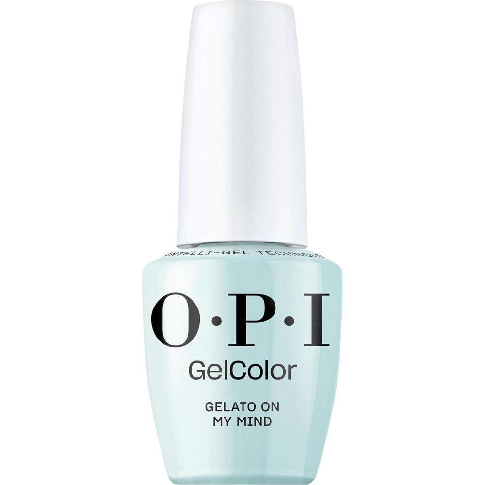 imageOPI GelColor Gel Nail Polish  Opaque Soft Blue Crme UV Cure Gel Nail Polish  Vegan ampamp HEMA Free Long Lasting High ShineGelato on my Mind