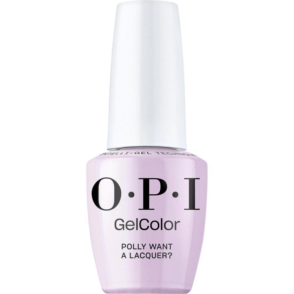 imageOPI GelColor Gel Nail Polish  Opaque Soft Blue Crme UV Cure Gel Nail Polish  Vegan ampamp HEMA Free Long Lasting High ShinePolly Want a Lacquer