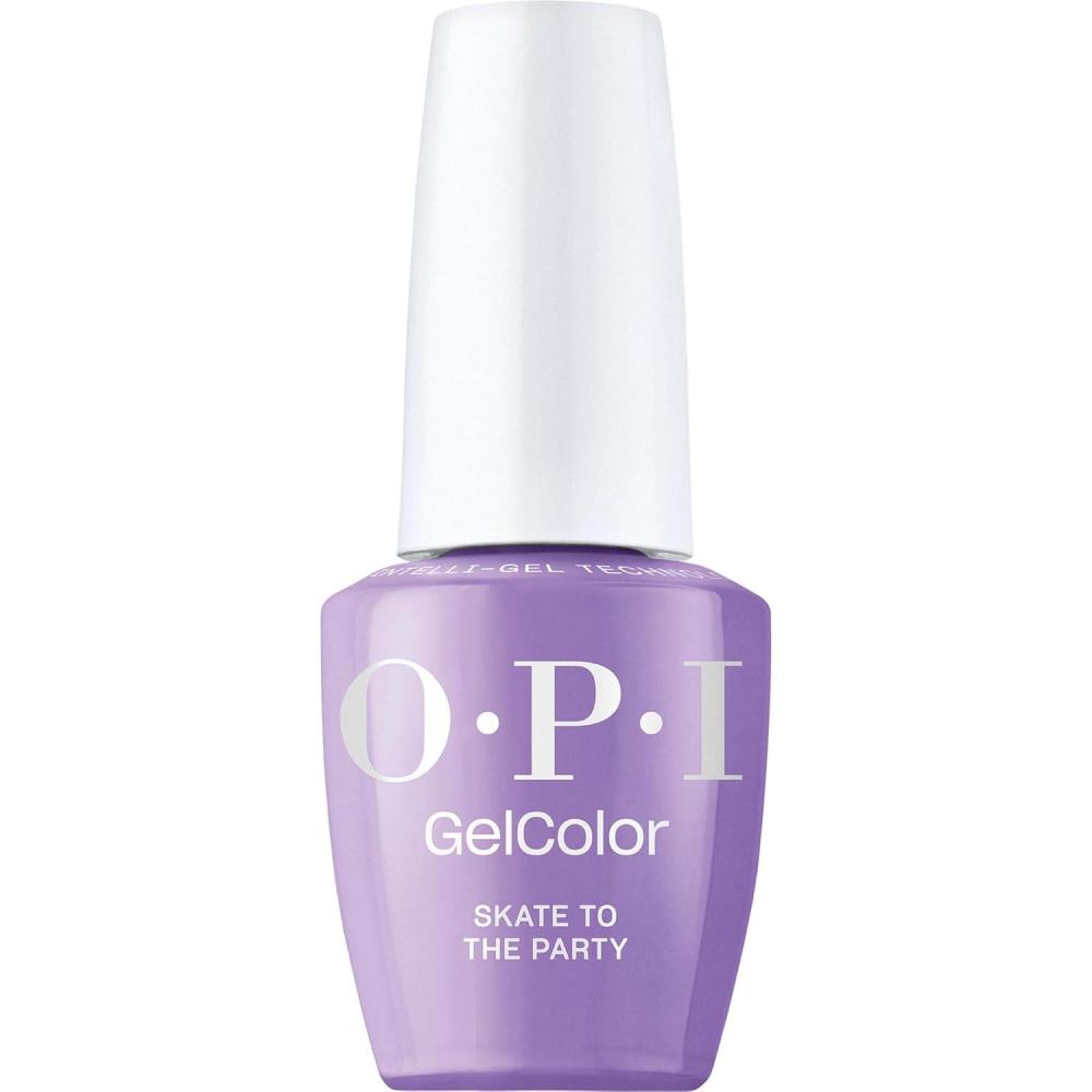 imageOPI GelColor Gel Nail Polish  Opaque Soft Blue Crme UV Cure Gel Nail Polish  Vegan ampamp HEMA Free Long Lasting High ShineSkate to the Party