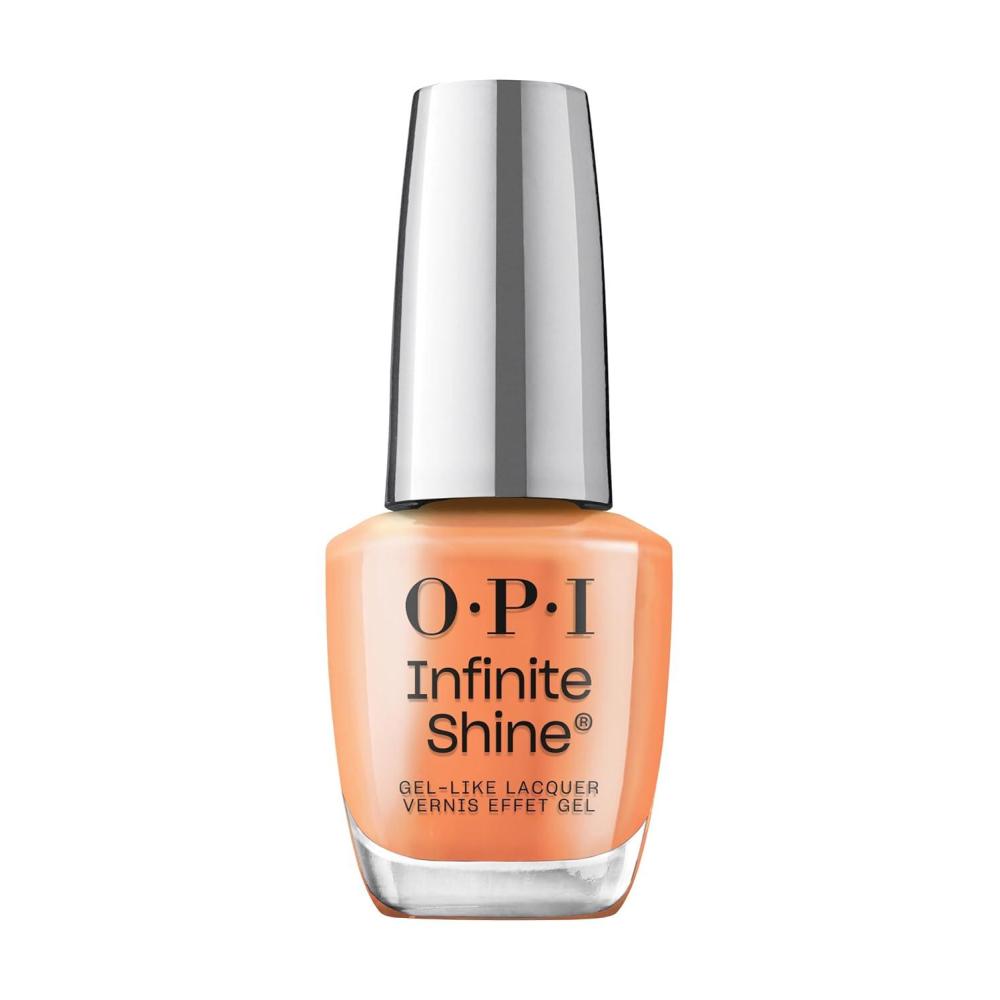 imageOPI Infinite Shine Long Wear Nail Polish  Opaque Bright Red Crme Gel Like Nail Polish  Vegan Long Lasting Streak FreeAlways within Peach