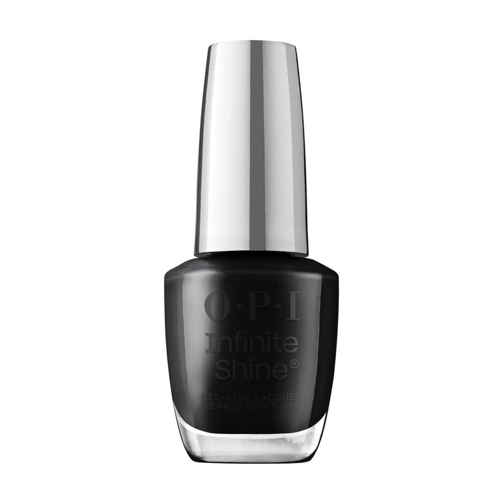 imageOPI Infinite Shine Long Wear Nail Polish  Opaque Dark Crme Gel Like Nail Polish  Vegan Long Lasting Streak FreeBlack Onyx
