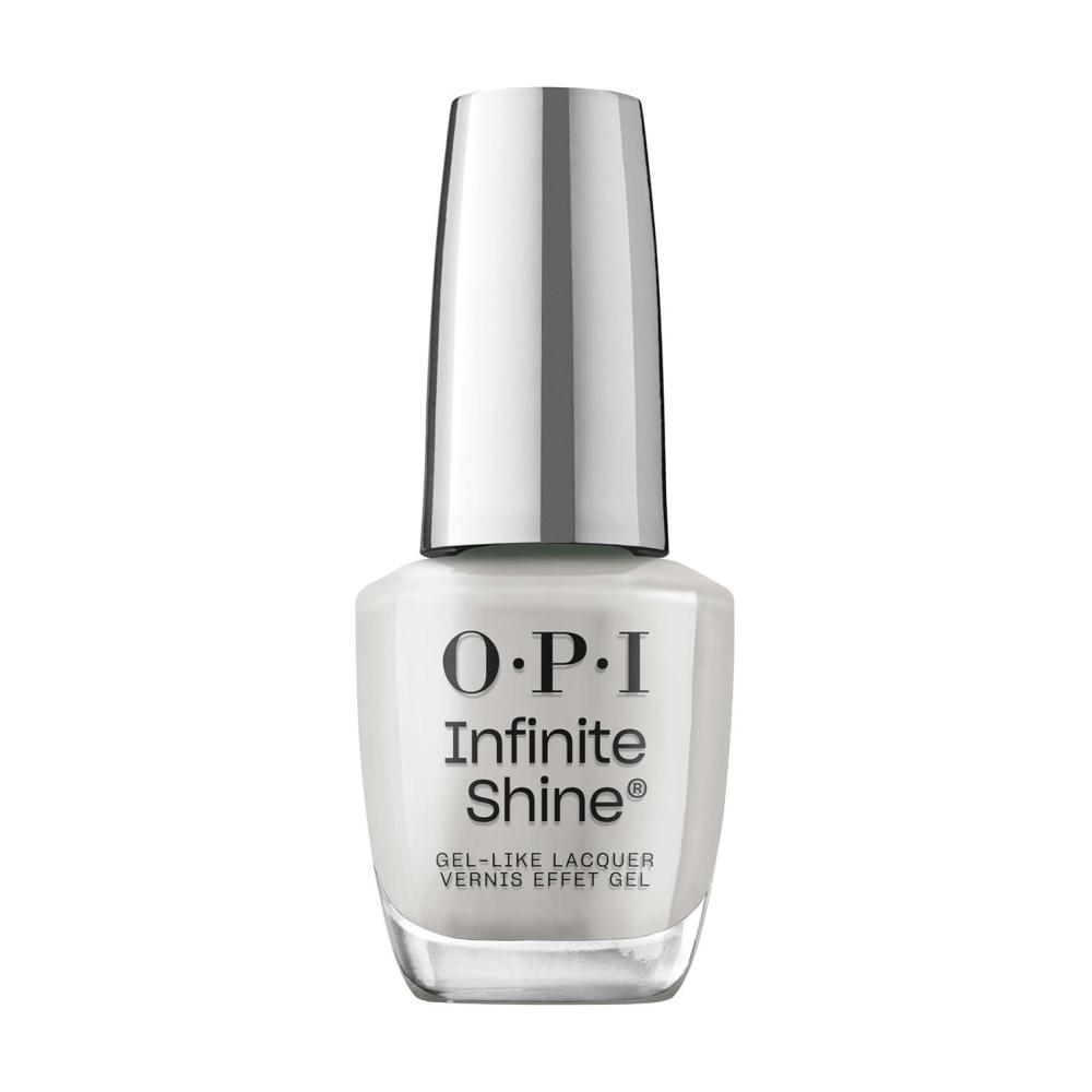 imageOPI Infinite Shine Long Wear Nail Polish  Opaque Dark Crme Gel Like Nail Polish  Vegan Long Lasting Streak FreeGray it on Me