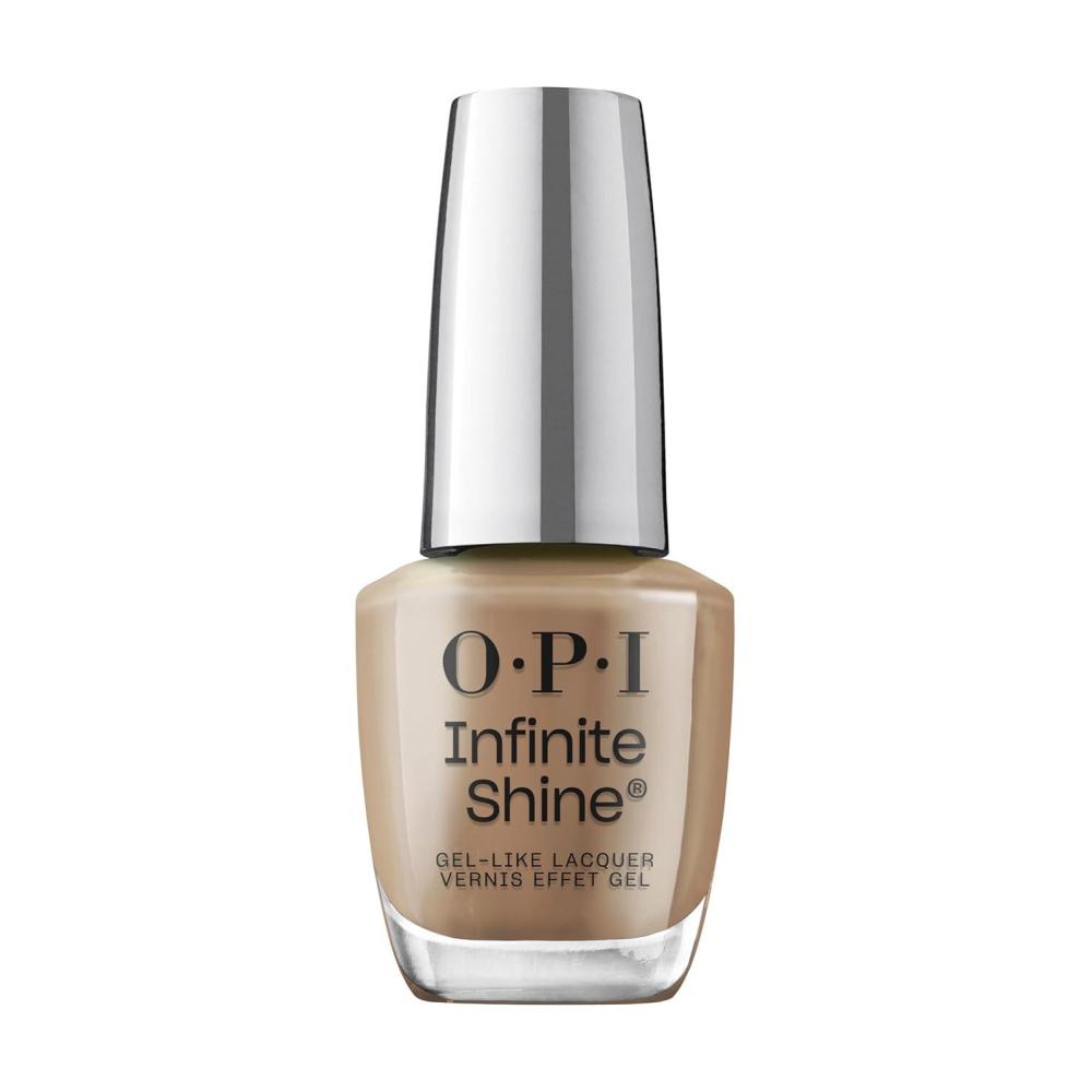 imageOPI Infinite Shine Long Wear Nail Polish  Opaque Dark Crme Gel Like Nail Polish  Vegan Long Lasting Streak FreeLivin La Vida Mocha