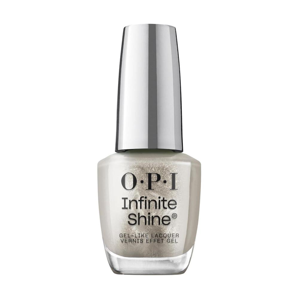 imageOPI Infinite Shine Long Wear Nail Polish  Opaque Metallic Shimmer Gel Like Nail Polish  Vegan Long Lasting Streak FreeWork From Chrome