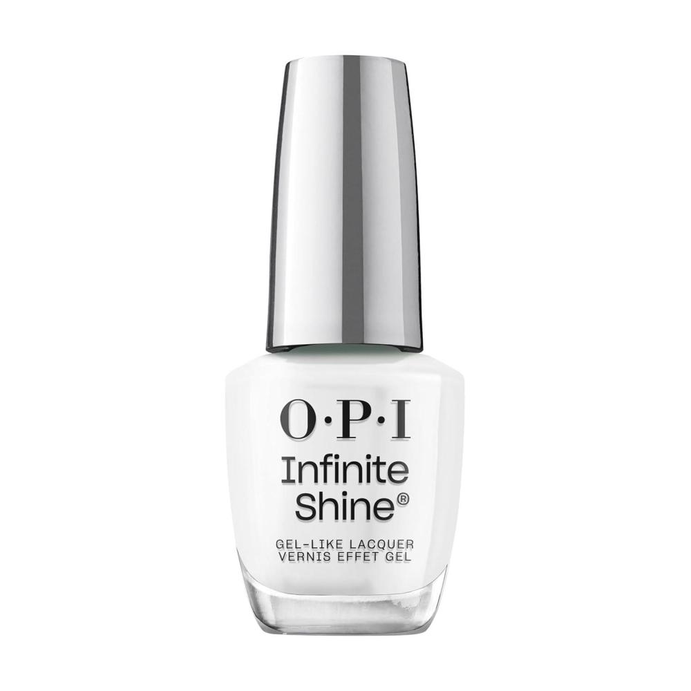 imageOPI Infinite Shine Long Wear Nail Polish  Sheer Pink Crme Gel Like Nail Polish  Vegan Long Lasting Streak FreeAlpine Snow