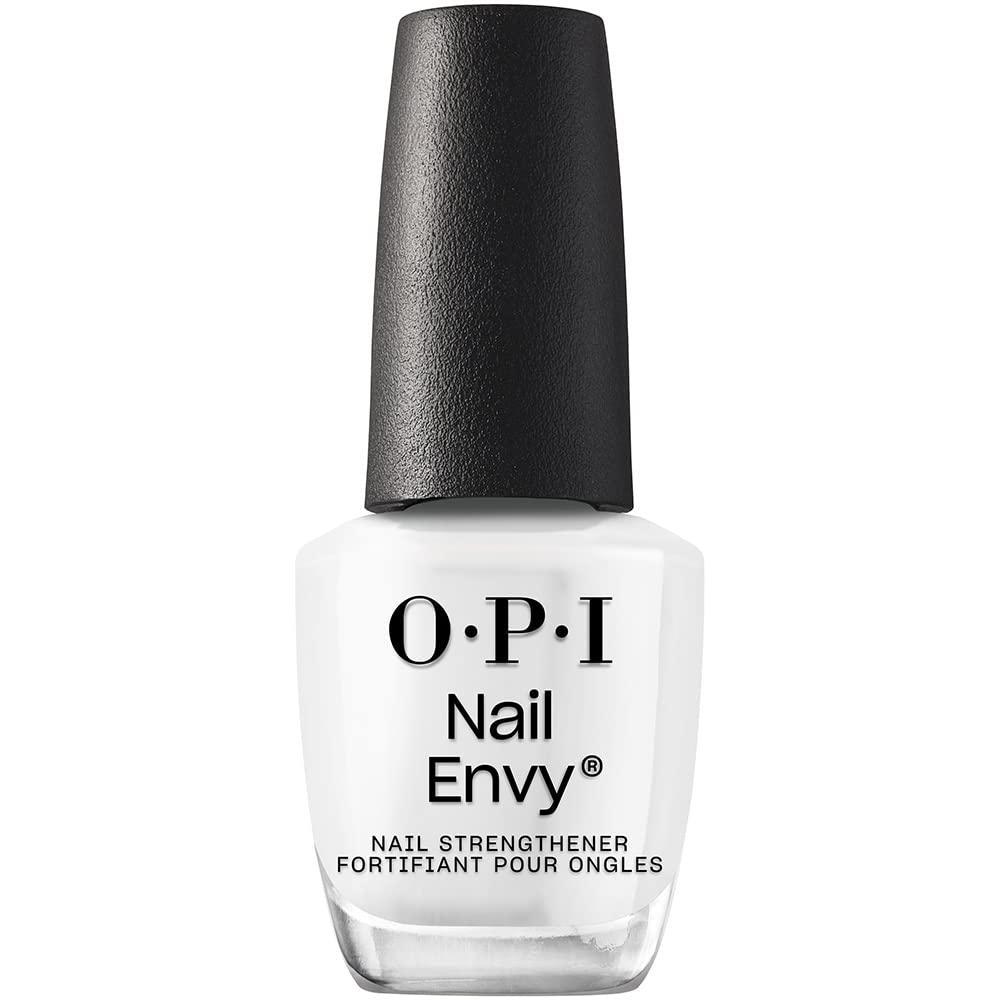 imageOPI Nail Envy Nail Strengthener  Clear ampamp Opaque Crme Nail Polish Treatment  Strengthen Weak ampamp Thin NailsAlpine Snow