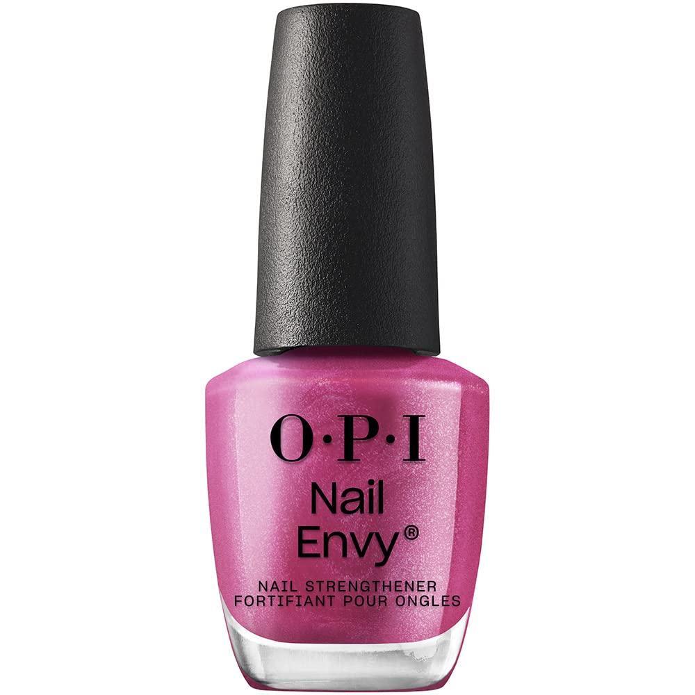 imageOPI Nail Envy Nail Strengthener  Clear ampamp Opaque Crme Nail Polish Treatment  Strengthen Weak ampamp Thin NailsPowerful Pink