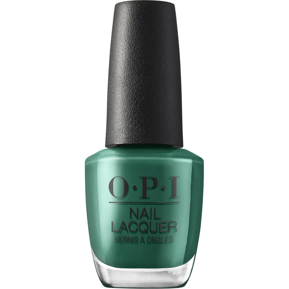imageOPI Nail Lacquer Nail Polish  Opaque Crme Sheer Jelly Nail Polish Shades  Fast Drying Streak Free and Chip Resistant Wear  Make Em Jelly Collection  Summer 2025PoseinIvy  Semisheer Dark Forest Green