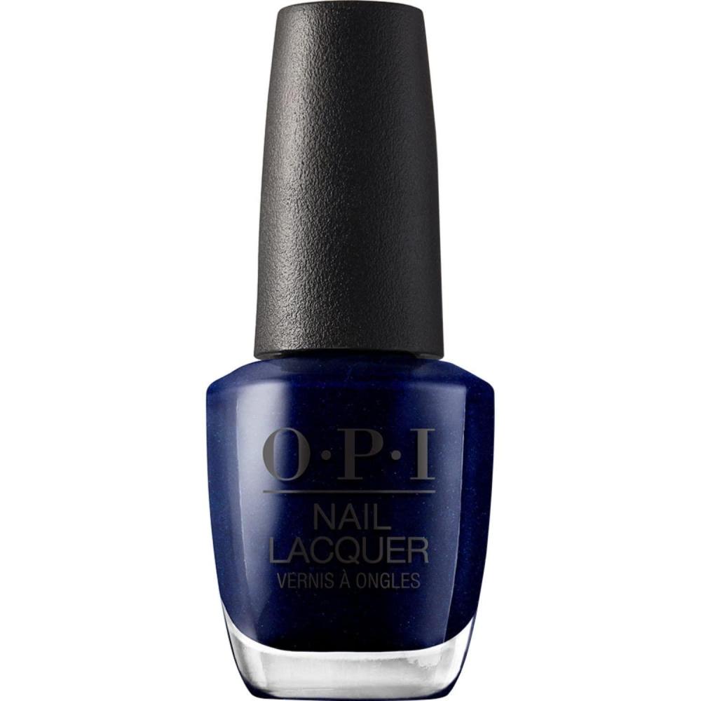 imageOPI Nail Lacquer Nail Polish  Opaque Dark Blue Purple Shimmer Chip Resistant Nail Polish  Vegan Fast Drying Streak FreeYogata Get This Blue
