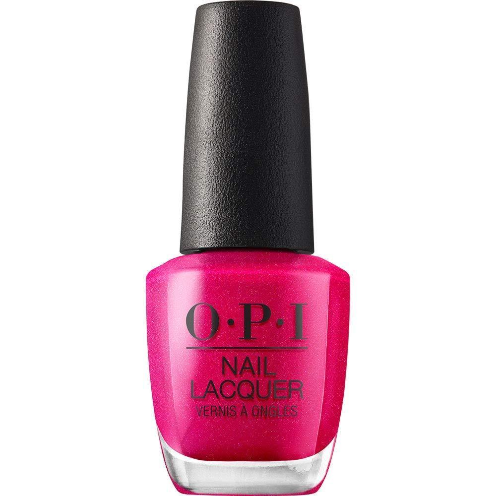 imageOPI Nail Lacquer Nail Polish  Opaque Dark Pink Shimmer Chip Resistant Nail Polish  Vegan Fast Drying Streak FreePompeii Purple