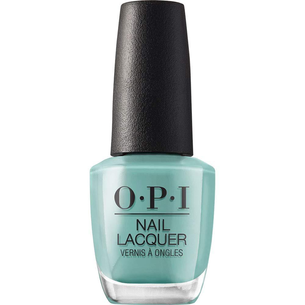 imageOPI Nail Lacquer Nail Polish  Opaque Light Blue Crme Chip Resistant Nail Polish  Vegan Fast Drying Streak FreeCloser Than You Might Belm