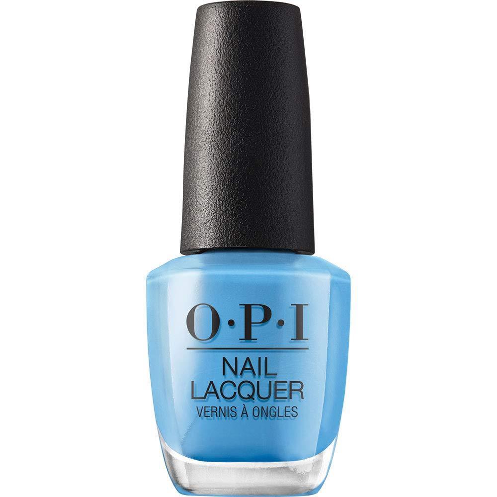 imageOPI Nail Lacquer Nail Polish  Opaque Light Blue Crme Chip Resistant Nail Polish  Vegan Fast Drying Streak FreeNo Room for the Blues