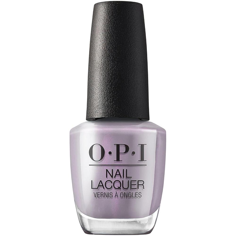 imageOPI Nail Lacquer Nail Polish  Opaque Light Blue Purple Shimmer Chip Resistant Nail Polish  Vegan Fast Drying Streak FreeAddio Bad Nails  Ciao Great Nails