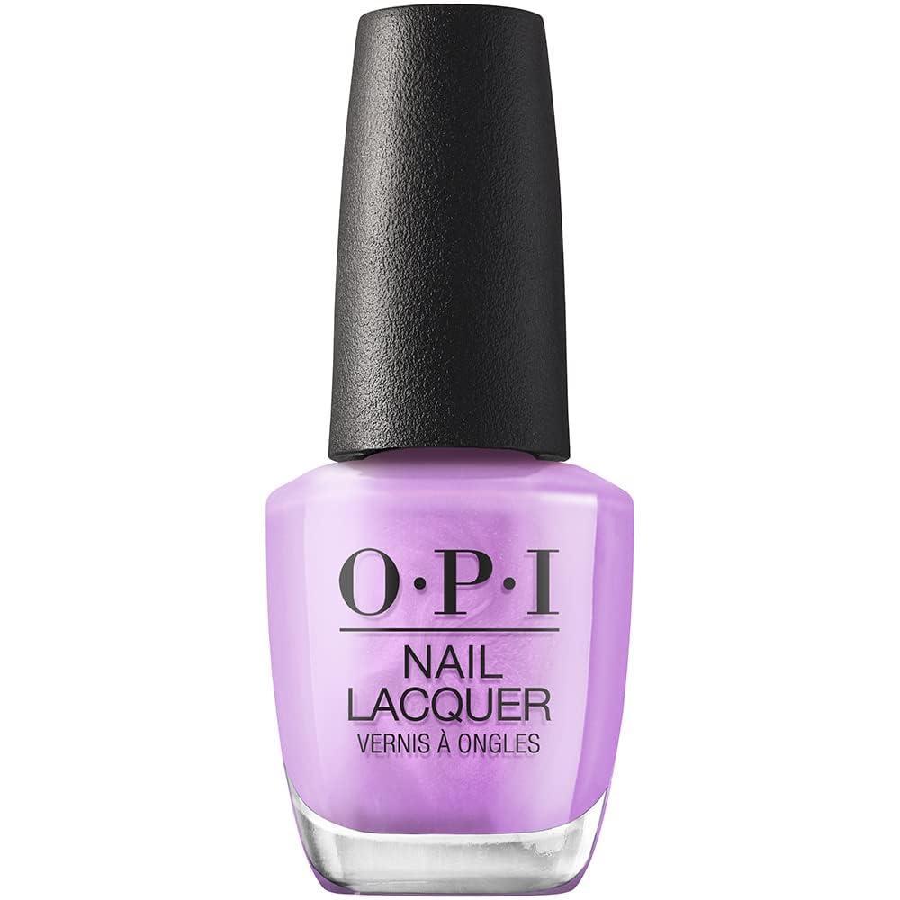 imageOPI Nail Lacquer Nail Polish  Opaque Light Blue Purple Shimmer Chip Resistant Nail Polish  Vegan Fast Drying Streak FreeBikini Boardroom