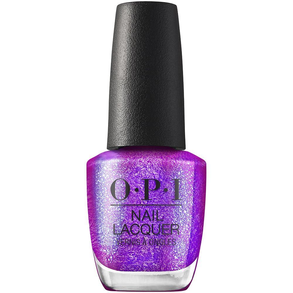 imageOPI Nail Lacquer Nail Polish  Opaque Light Blue Purple Shimmer Chip Resistant Nail Polish  Vegan Fast Drying Streak FreeFeelin Librated