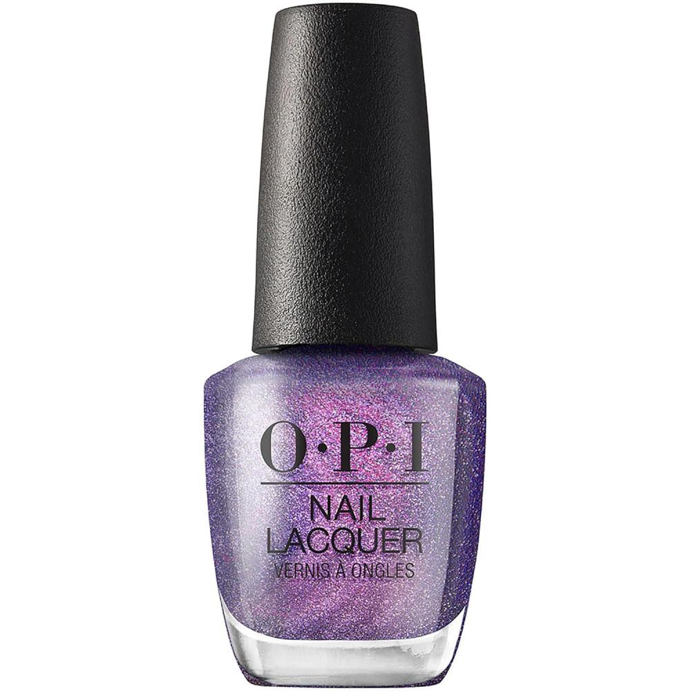 imageOPI Nail Lacquer Nail Polish  Opaque Light Blue Purple Shimmer Chip Resistant Nail Polish  Vegan Fast Drying Streak FreeLeonardos Model Color