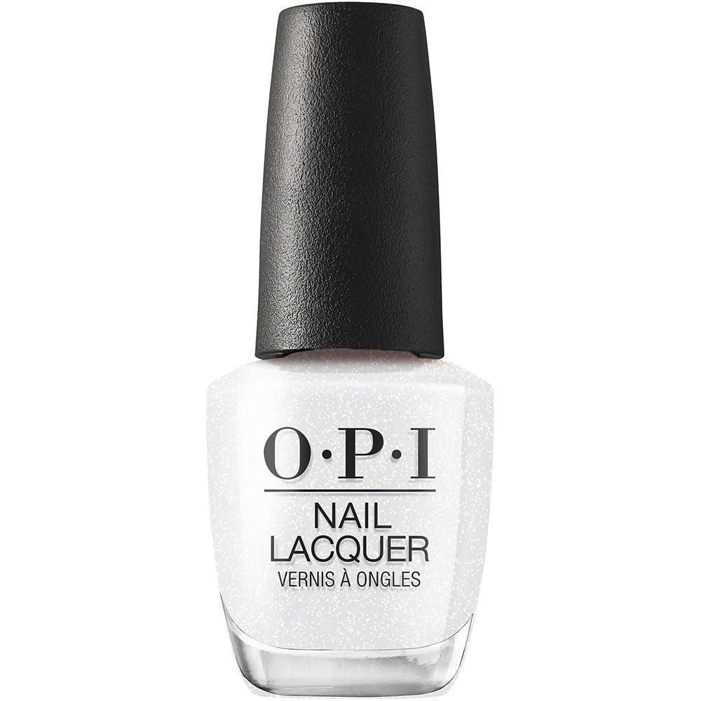 imageOPI Nail Lacquer Nail Polish  Opaque Light White ampamp Gray Shimmer Chip Resistant Nail Polish  Vegan Fast Drying Streak FreeSnatchd Silver