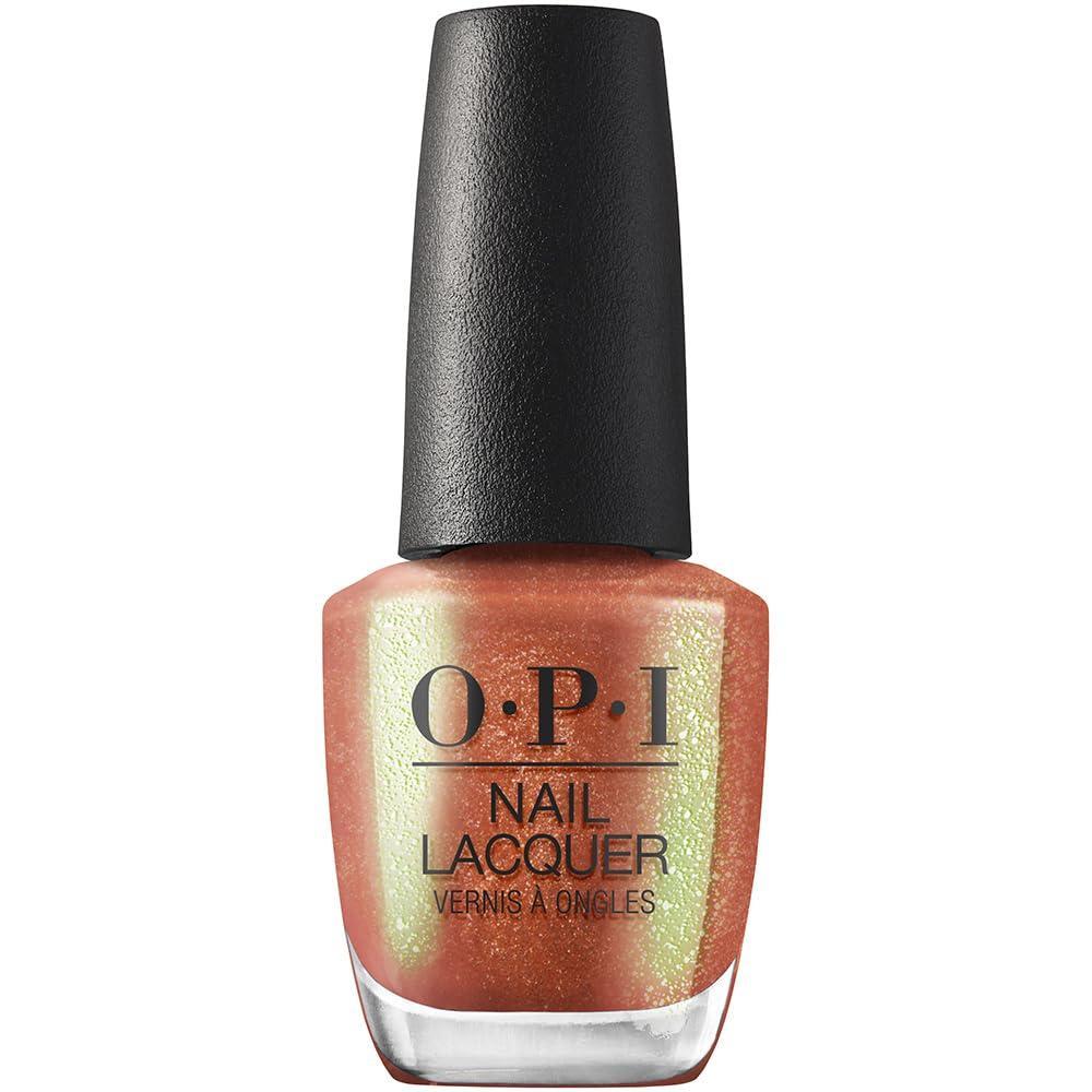 imageOPI Nail Lacquer Nail Polish  Opaque Orange ampamp Yellow Shimmer Chip Resistant Nail Polish  Vegan Fast Drying Streak FreeVirgoals